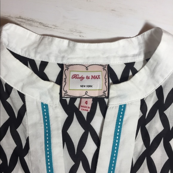 Becky & Max Black and White Tunic - Picture 5 of 6